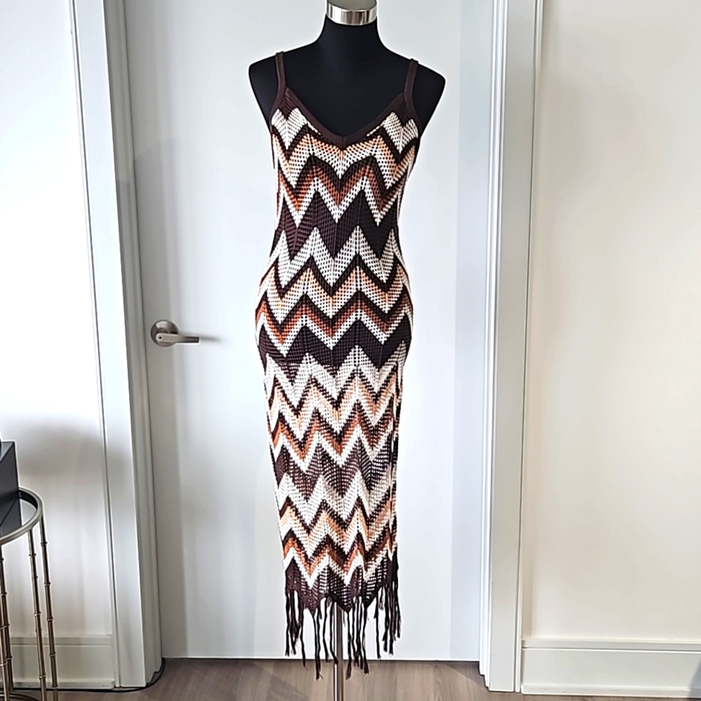 Fringe- Retro-summer dress